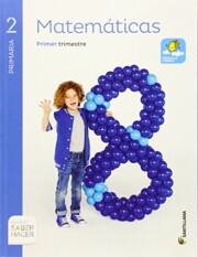 Portada de Matematicas 2º Primaria Saber Hacer