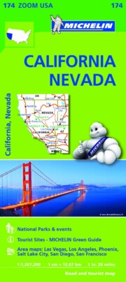 Portada de Mapa Zoom Usa California – Nevada