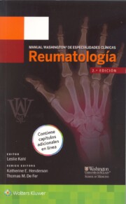 Portada de Manual Washington De Especialidades Clinicas: Reumatologia