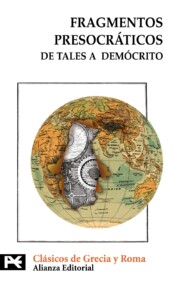 Portada de Fragmentos Presocraticos: De Tales a Democrito