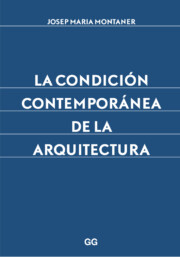 Portada de La Condicion Contemporanea De la Arquitectura
