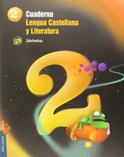 Portada de Cuaderno Lengua 2 2º Primaria Proyecto Superpixepolis