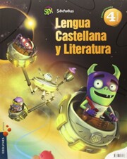 Portada de Lengua 4º Primaria Trimestres Proyecto Superpixepolis