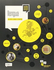 Portada de Valencia: Llengua I Literatura 1.º – Bachillerato – la Vol. Lengua Batxillerat Primer – Ed 2015