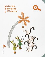 Portada de Valores Sociales y Civicos 1º Primaria Proyecto Superpixepolis