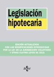 Portada de Legislacion Hipotecaria