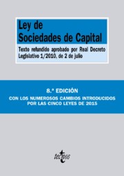 Portada de Ley De Sociedades De Capital