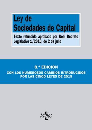 Libro Ley De Sociedades De Capital (8ª Ed.) (2015)
