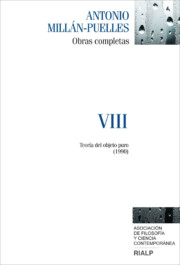 Portada de Millan-puelles. Viii. Obras Completas: Teoria del Objeto Puro