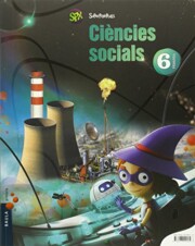 Portada de CiÈncies Socials 6º Primaria Proyecto SuperpixÈpolis Ed 2015