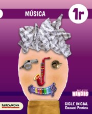Portada de Ninois 1º Educacion Primaria Musica. Llibre De L Alumne Catalunya / Illes Balears