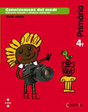 Portada de Coneixement del Medi. Construim Ed 2015 4º Educacion Primaria
