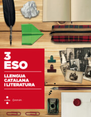 Portada de Llengua Catalana I Literatura. Construim 2015 3º Eso