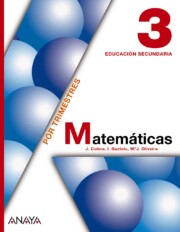 Portada de Matematicas 3. Trimestres