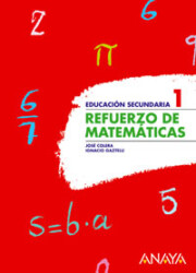 Portada de Refuerzo De Matematicas 1º Eso