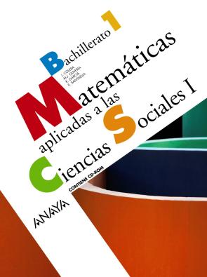Libro Matematicas Aplicadas a las Ciencias Sociales I. Bachillerato (2008)
