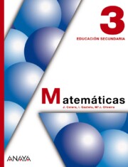 Portada de Matematicas 3.