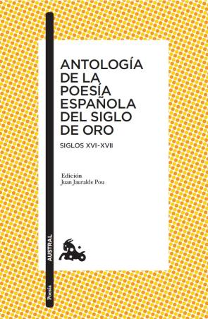 Libro Antologia De la Poesia Española del Siglo De Oro (1999)