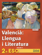 Portada de Proyecto Adarve Lengua 2º Eso la Trim Ed 2012 Valencia