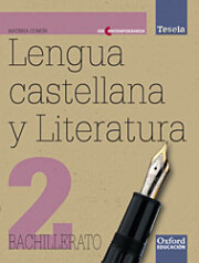 Portada de Lengua Castellana y Literatura 2.º Bachillerato Tesela Contemporaneos