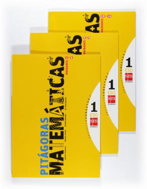 Libro Matematicas: 1º Eso Proyecto Pitagoras (trimestres) (2010)