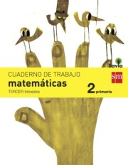 Portada de Cuaderno Matematicas 3º Trimestre Savia-15 2º Educacion Primaria