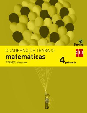 Libro Cuaderno Matematicas 1º Trimestre Savia-15 4º Primaria (2015)