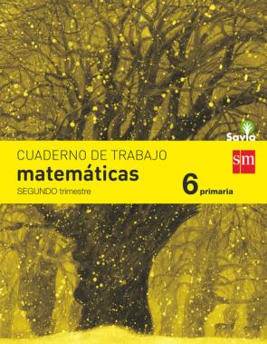 Libro Cuaderno Matematicas 2º Trimestre Savia-15 6º Educacion Primaria (2015)