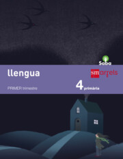 Portada de Llengua Trimestres Saba 2015 4º Educacion Primaria