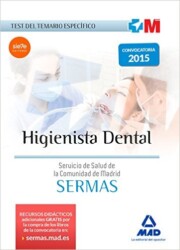 Portada de Higienista Dental del Servicio De Salud De la Comunidad De Madrid : Test Temario Especifico