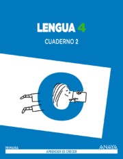 Portada de Lengua 4º Educacion Primaria   Cuaderno 2.  Mec
