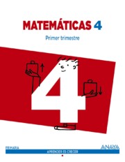 Portada de Matematicas 4º Educacion Primaria  Canarias / Catalunya / Madrid / Comunidad Valenciana / Extremadura / Illes Balears