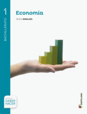 Portada de Economia 1º Bachillerato Saber Hacer Ed. 2015
