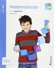 Portada de Matematicas 1º Eso Mochila Ligera Saber Hacer 2015 Volumenes
