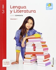 Portada de Lengua y Literatura Comentada 3º Eso Mochila Ligera Ed 2015 Volumenes