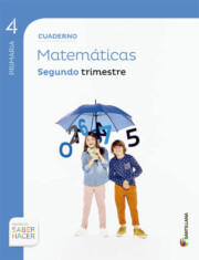 Portada de Matematicas 4º Primaria Cuaderno 2 Saber Hacer Ed 2015 Cast