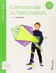 Portada de Ciencias Naturales 3º Primaria Serie Investiga