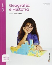 Portada de Geografia E Historia 3º Eso Madrid Ed 2015