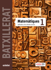 Portada de Matematiques Ccss 1º Bachillerato Catalla