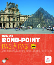 Portada de Nouveau Rond-point Pas a Pas B1.1 Sin Curso Bachillerato Frances Frances