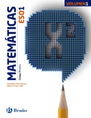 Portada de Codigo Bruño Matematicas 1 Eso – 3 Volumenes Mec