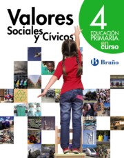 Portada de En Curso Valores Sociales y Civicos 4 Primaria Mec