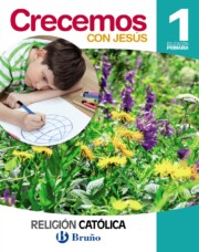 Portada de Religion Catolica Crecemos con Jesus 1 Primaria Mec