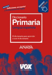 Portada de Diccionario Vox De Primaria