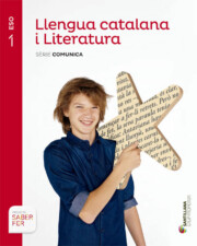 Portada de Llengua Catalana I Literatura 1º Secundaria Serie Comunica Saber Fer