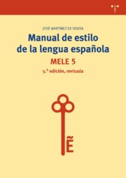 Portada de Manual De Estilo De la Lengua Española