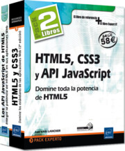 Portada de Html5, Css3 y Api Javascript: Pack De 2 Libros: Domine Toda la Po Tencia De Htmls