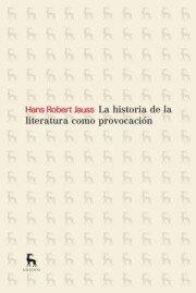 Portada de La Historia De la Literatura Como Provocacion