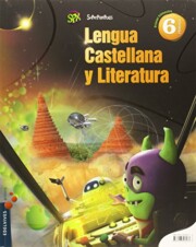 Portada de Lengua 6º Primaria Proyecto Superpixepolis
