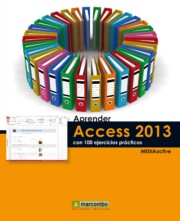 Portada de Aprender Access 2013 con 100 Ejercicios Practicos